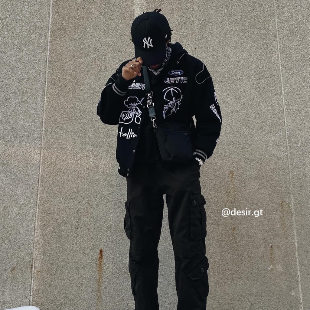 Reflective Varsity Jacket